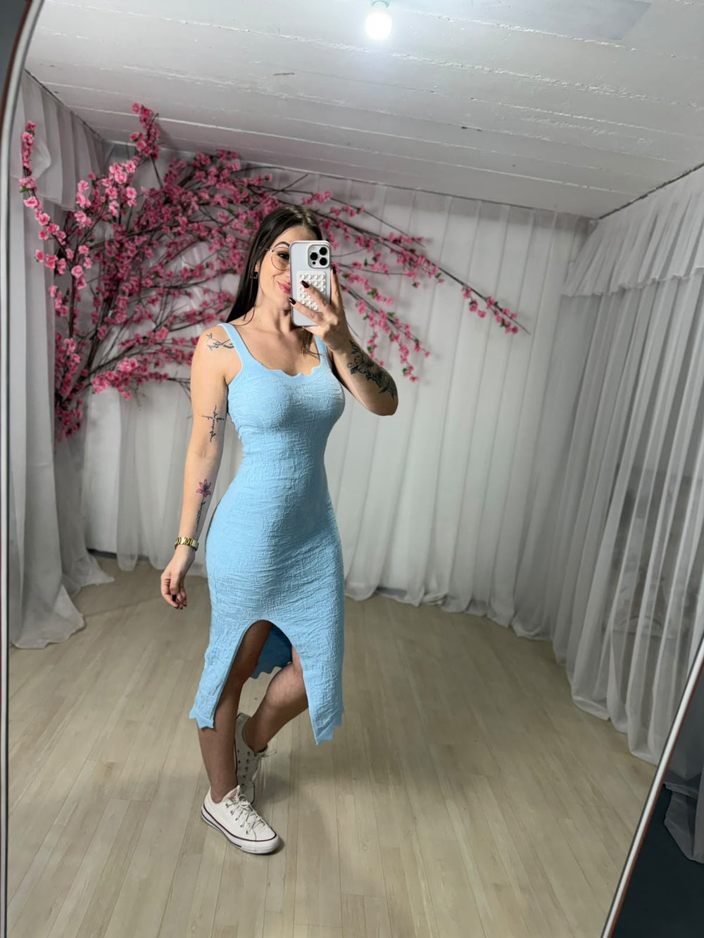 Vestido Modal Texturizado